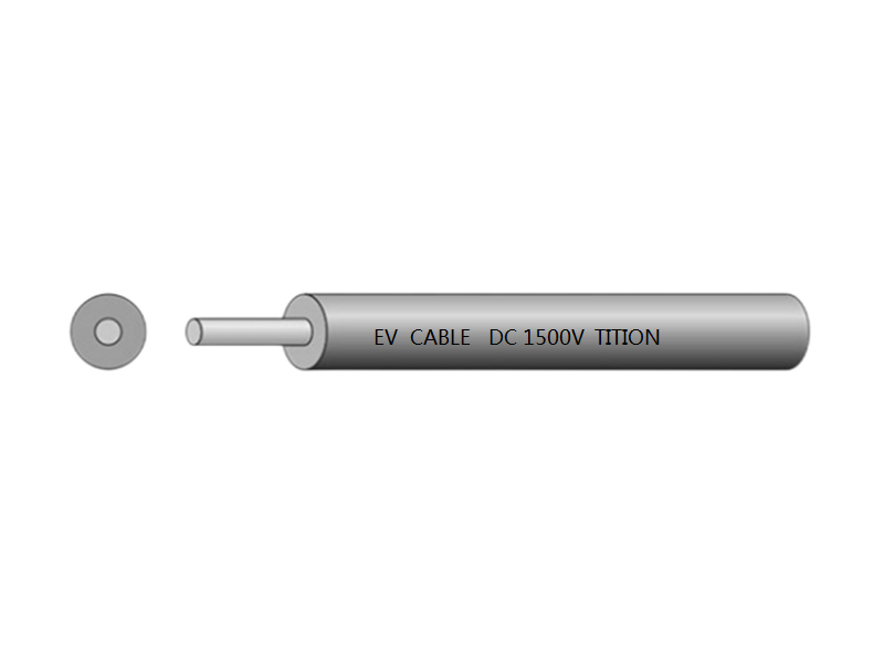 High voltage unshielded cable for new energy electric vehicle