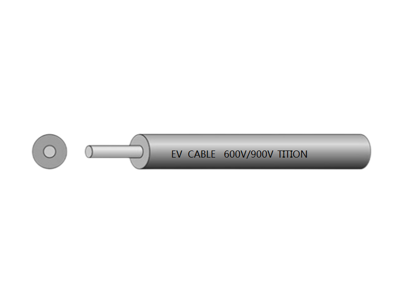 High voltage unshielded cable for new energy electric vehicle
